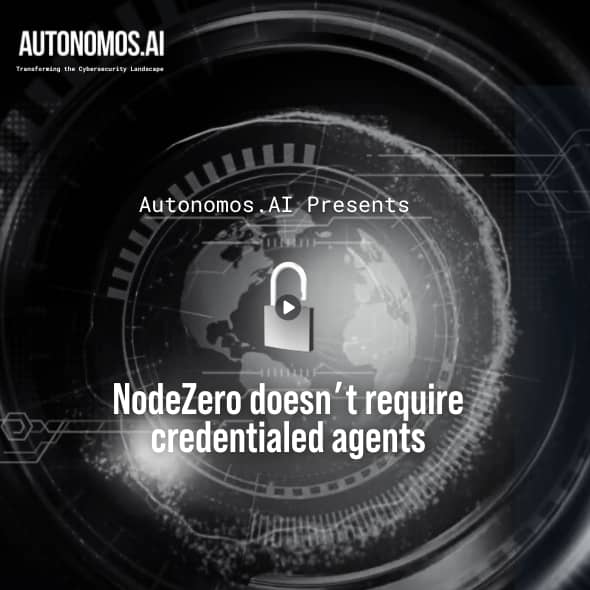 NodeZero doesn’t require credentialed agents